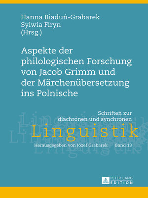 cover image of Aspekte der philologischen Forschung von Jacob Grimm und der Märchenübersetzung ins Polnische